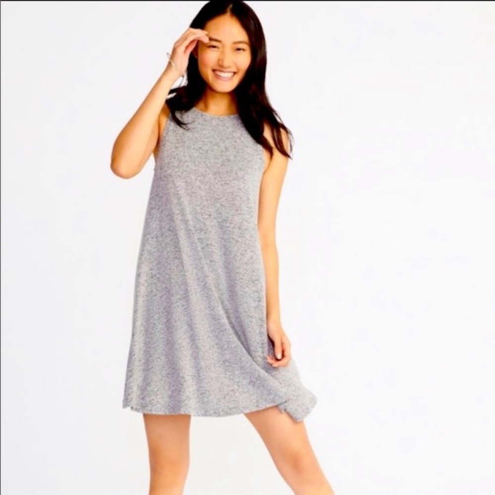 Old Navy Gray Swing Dress - Size Medium